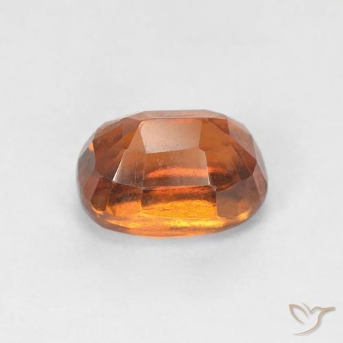 granate hessonita Naranja oscuro natural de 1.57 ct, Ovalada, VS-SI