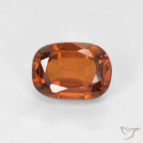 granate hessonita Medium Dark-Orange natural de 1.33 ct, Ovalada, VS