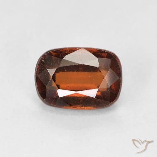 1.43ct Natural Naranja medio granate hessonita, Forma Cojín, VS