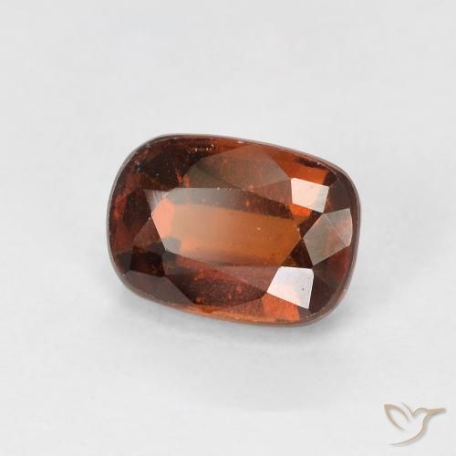 granate hessonita Naranja medio natural de 1.43 ct, Forma Cojín, VS