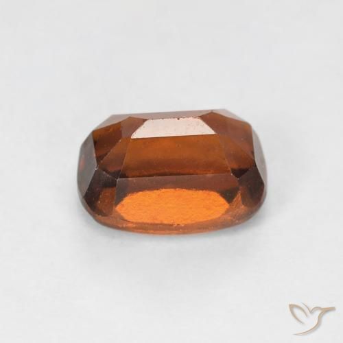 granate hessonita Naranja medio natural de 1.43 ct, Forma Cojín, VS
