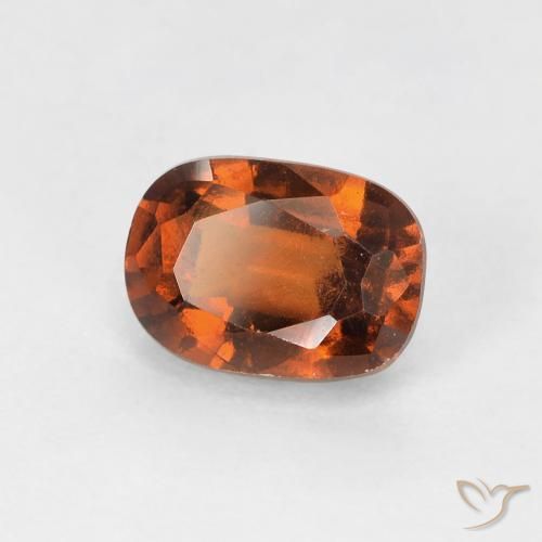 granate hessonita Ámbar naranja natural de 1.43 ct, Forma Cojín, VS