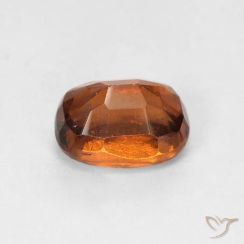 granate hessonita Ámbar naranja natural de 1.43 ct, Forma Cojín, VS