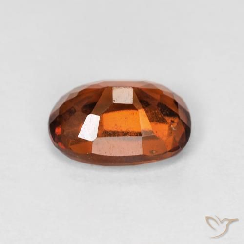 granate hessonita Ámbar naranja natural de 1.70 ct, Ovalada, VS