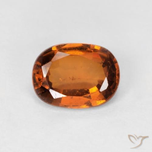 1.46ct Natural Naranja medio Granate Hessonita, Ovalada, VS-SI
