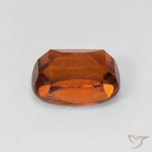 granate hessonita Naranja oscuro natural de 2.24 ct, Forma Cojín, VS