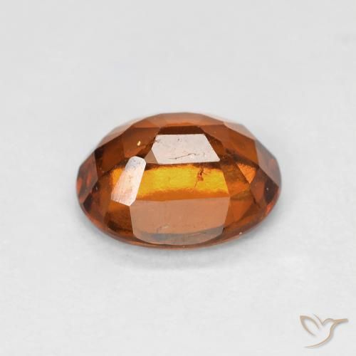 granate hessonita Medium Dark-Orange natural de 1.45 ct, Ovalada, VS