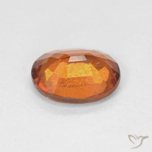 granate hessonita Medium Dark-Orange natural de 1.61 ct, Ovalada, VS