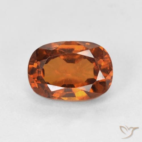 1.94ct Natural Naranja rojizo Granate Hessonita, Ovalada, VS