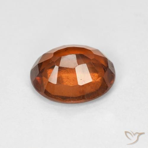 granate hessonita Medium Dark-Orange natural de 2.69 ct, Ovalada, VS