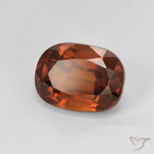 granate hessonita Naranja medio natural de 2.32 ct, Forma Cojín, VVS-VS