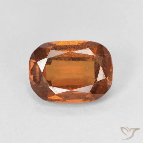 1.82ct Natural Naranja medio granate hessonita, Forma Cojín, VVS-VS
