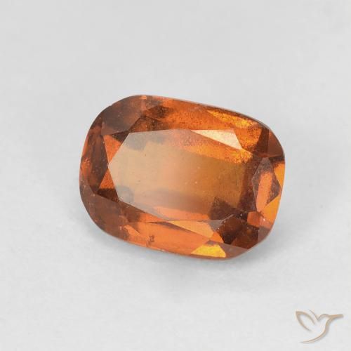 granate hessonita Naranja medio natural de 1.82 ct, Forma Cojín, VVS-VS