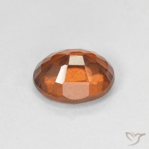 granate hessonita Ámbar naranja natural de 1.72 ct, Ovalada, VVS-VS