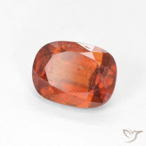 granate hessonita Ámbar naranja natural de 1.94 ct, Forma Cojín, VS