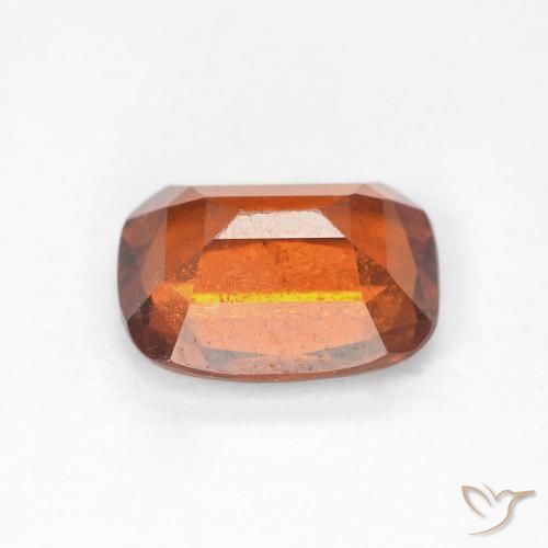 granate hessonita Naranja rojizo natural de 2.35 ct, Forma Cojín, VS-SI