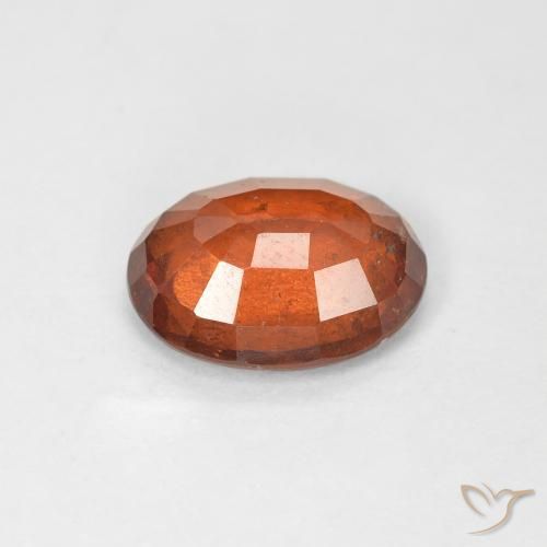 granate hessonita Naranja cálido natural de 2.44 ct, Ovalada, VS