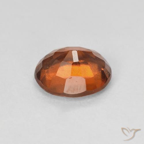 granate hessonita Ámbar naranja natural de 1.51 ct, Ovalada, VVS-VS