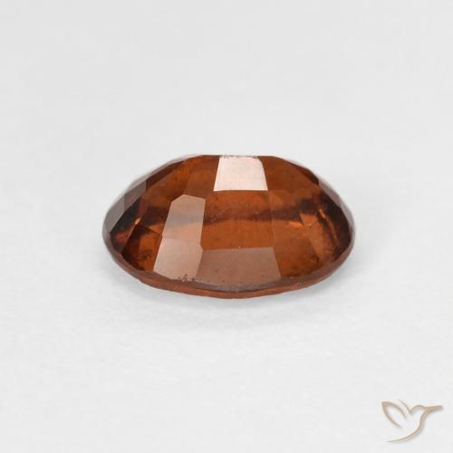 granate hessonita Naranja medio natural de 1.53 ct, Ovalada, VVS-VS