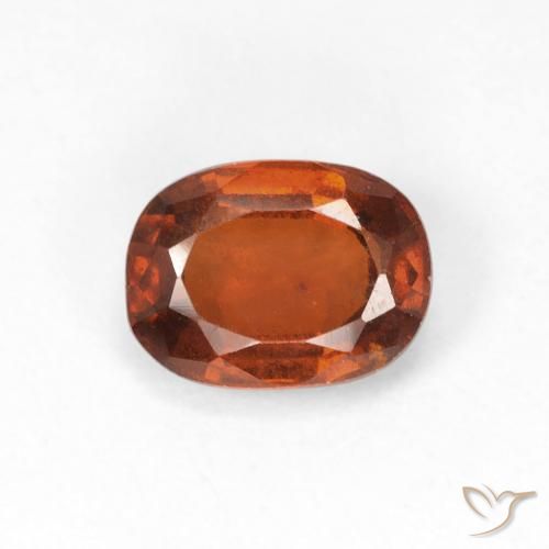 1.69ct Natural Ámbar naranja Granate Hessonita, Ovalada, VS