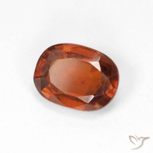 granate hessonita Ámbar naranja natural de 1.69 ct, Ovalada, VS