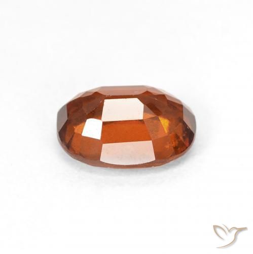 granate hessonita Ámbar naranja natural de 1.69 ct, Ovalada, VS
