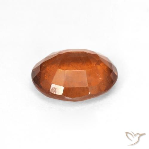 granate hessonita Medium Dark-Orange natural de 2.15 ct, Ovalada, VS