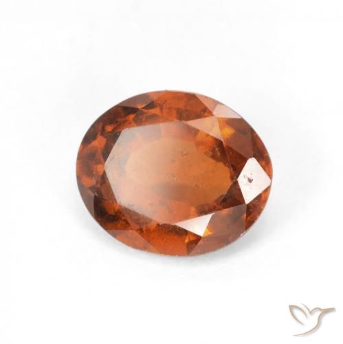 granate hessonita Ámbar naranja natural de 2.03 ct, Ovalada, VS