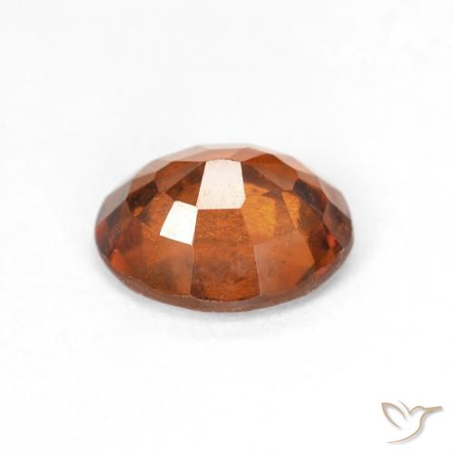 granate hessonita Ámbar naranja natural de 2.03 ct, Ovalada, VS