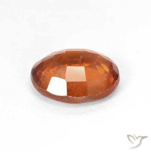 granate hessonita Ámbar naranja natural de 2.39 ct, Ovalada, VS