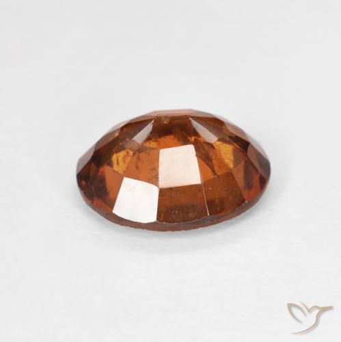 granate hessonita Naranja oscuro natural de 2.12 ct, Ovalada, VS