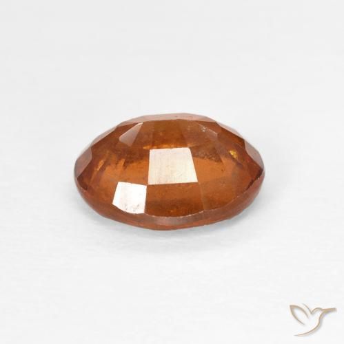 granate hessonita Ámbar naranja natural de 2.12 ct, Ovalada, VS