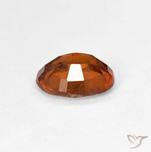 granate hessonita Naranja oscuro natural de 1.06 ct, Ovalada, VS