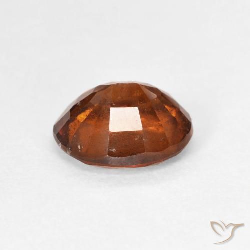 granate hessonita Naranja oscuro natural de 1.71 ct, Ovalada, VS
