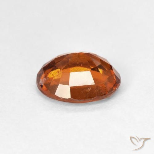 granate hessonita Medium Dark-Orange natural de 1.56 ct, Ovalada, VS