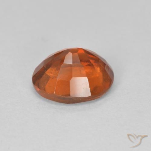 granate hessonita Naranja fuego natural de 1.60 ct, Ovalada, VVS-VS