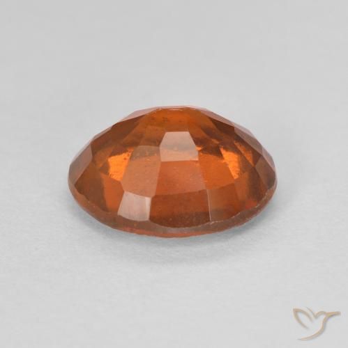 granate hessonita Naranja fuego natural de 1.91 ct, Ovalada, VVS-VS
