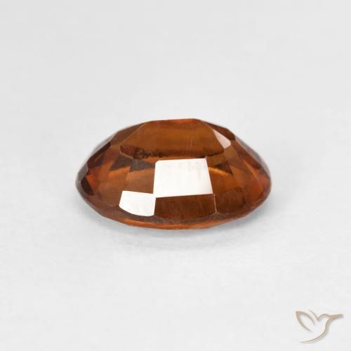granate hessonita Medium Dark-Orange natural de 1.60 ct, Ovalada, VVS-VS