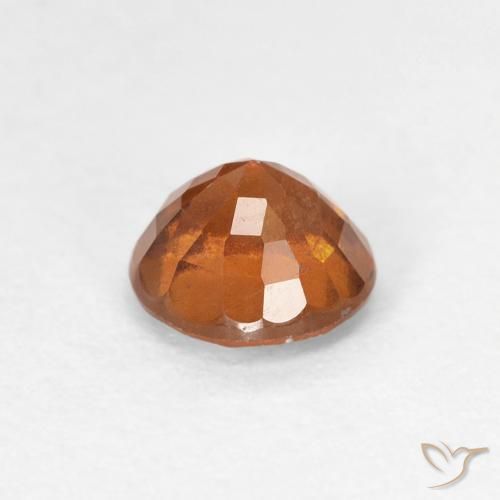 granate hessonita Naranja medio natural de 1.09 ct, Redondo, VS
