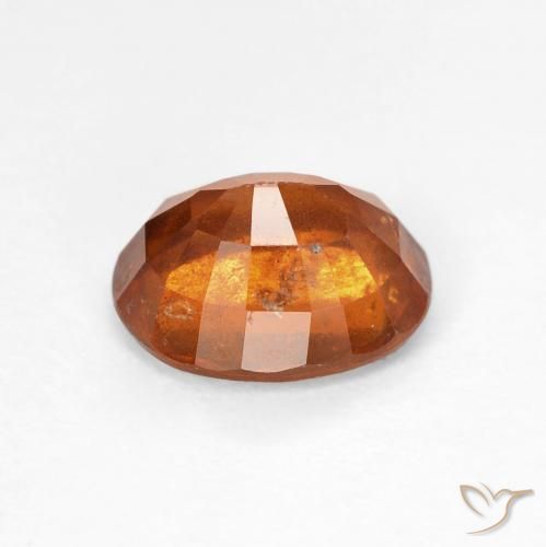 granate hessonita Naranja medio natural de 1.75 ct, Ovalada, VS