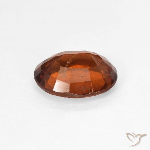 granate hessonita Naranja oscuro natural de 1.81 ct, Ovalada, VS