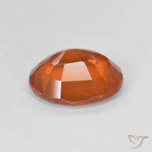 granate hessonita Naranja oscuro natural de 1.98 ct, Ovalada, VS