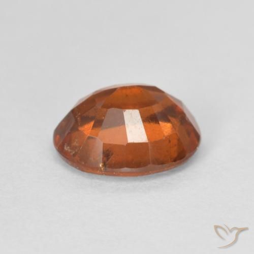 granate hessonita Medium Dark-Orange natural de 1.73 ct, Ovalada, VS
