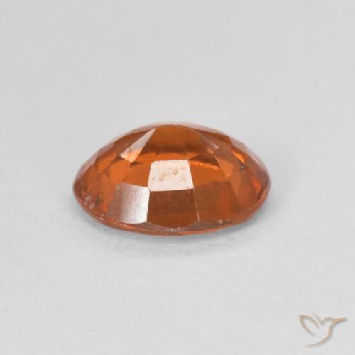 granate hessonita Naranja rojizo natural de 1.37 ct, Ovalada, VS