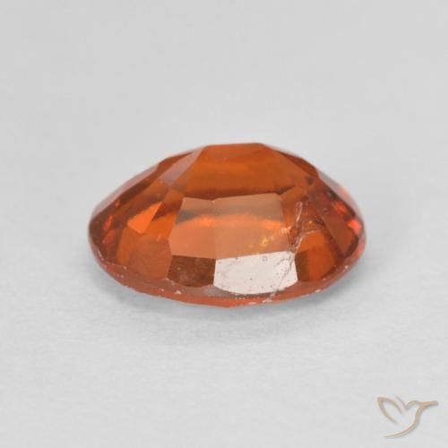granate hessonita Medium Dark-Orange natural de 2.06 ct, Ovalada, VS