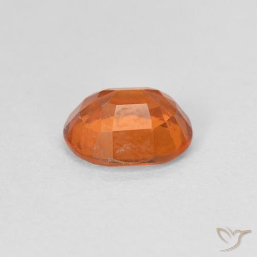 granate hessonita Naranja medio natural de 1.14 ct, Ovalada, VS