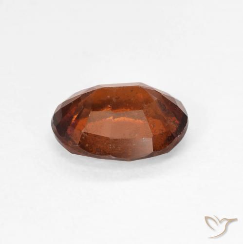 granate hessonita Ámbar naranja natural de 1.45 ct, Ovalada, VS