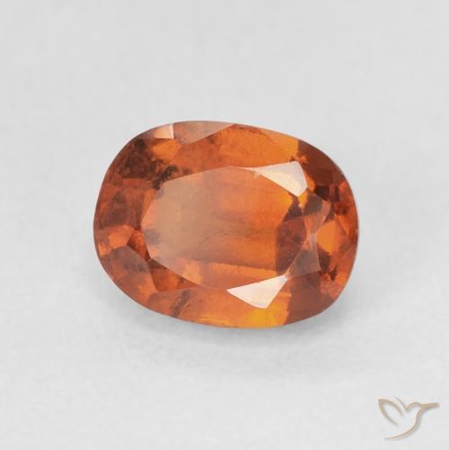 granate hessonita Naranja fuego natural de 2.08 ct, Forma Cojín, VS-SI