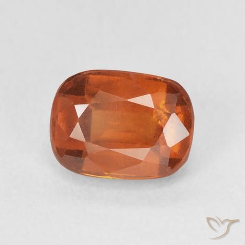 granate hessonita Naranja medio natural de 2.17 ct, Forma Cojín, VS-SI