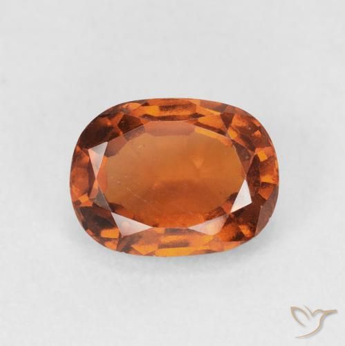 1.83ct Natural Naranja rojizo granate hessonita, Forma Cojín, VS-SI